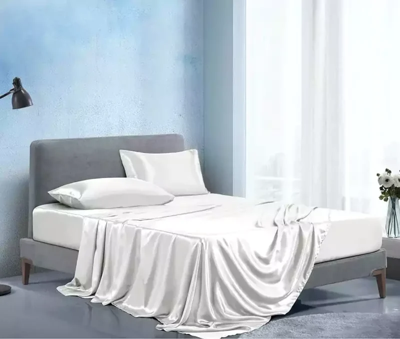 Luxury Silky Soft Mulberry Fitted Bedsheets - Image 4