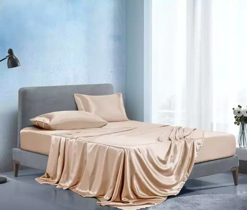 Luxury Silky Soft Mulberry Fitted Bedsheets - Image 3
