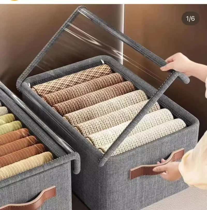 Stylish Grey Closet Organizers - Image 6