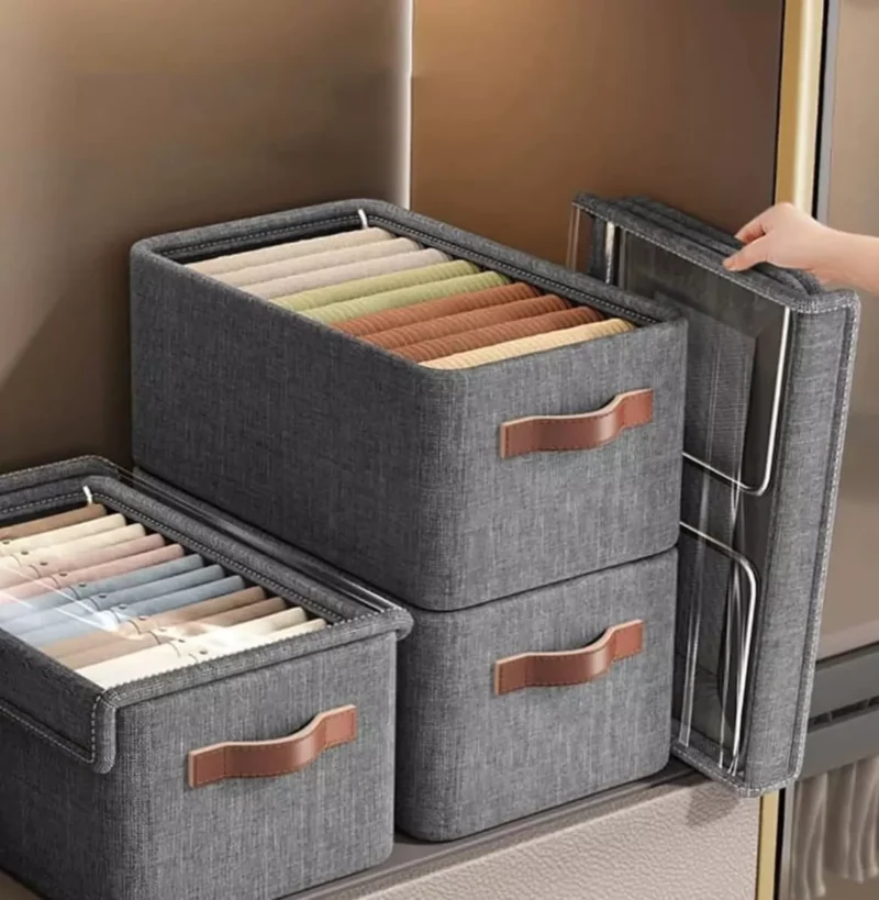 Stylish Grey Closet Organizers - Image 4