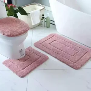 Elegant Microfiber Toilet Set