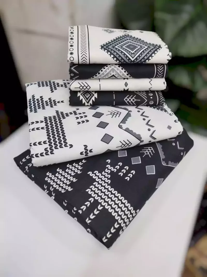 Patterned Cotton Bedsheets - Image 6