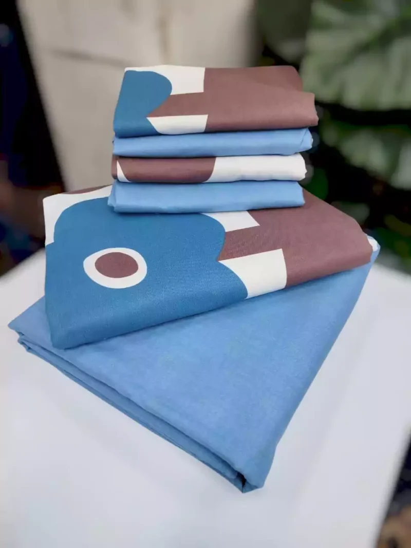 Patterned Cotton Bedsheets - Image 2
