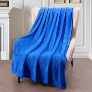Plain Coral Fleece Throw Blankets